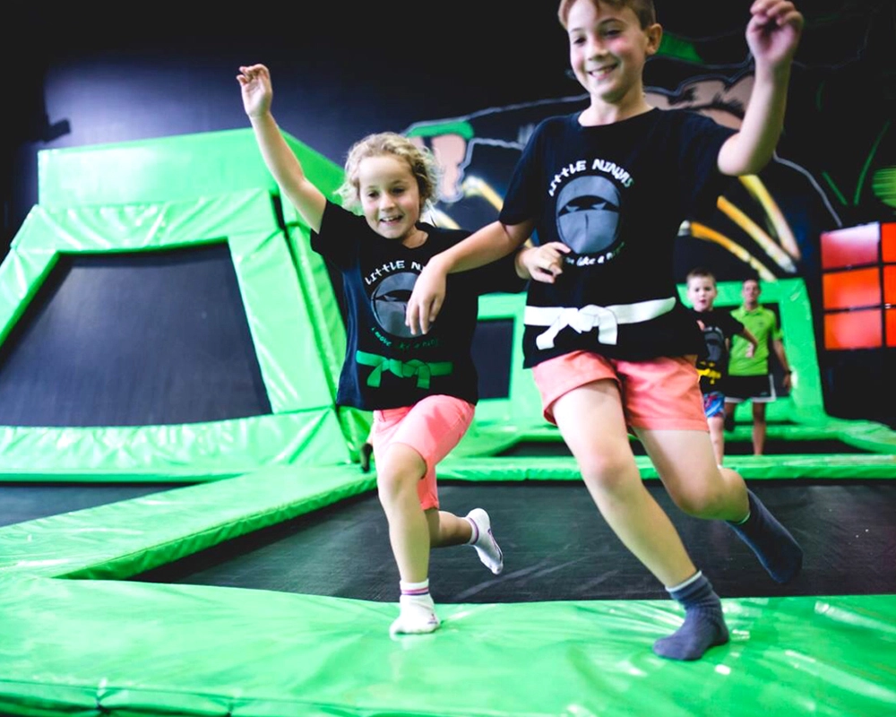 Training ninjas in kids’ fitness classes
