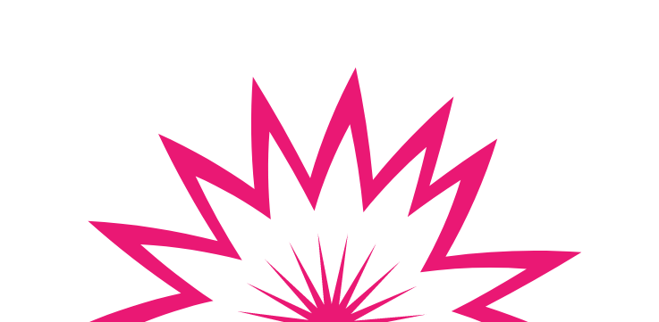 pink explosion icon at Flip Out Australia