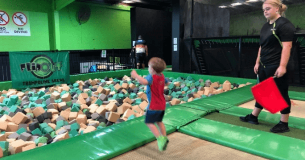 toddler flipping area | Flip Out Australia