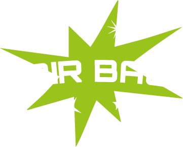 Airbag green logo | Flip Out Australia