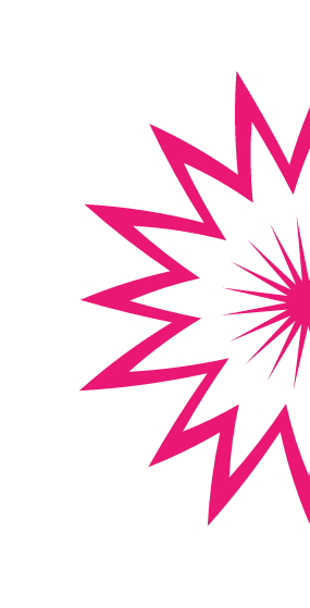 pink star cut logo | Flip Out Australia
