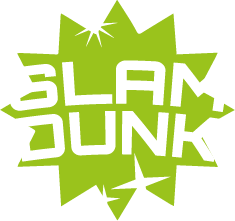 Slam dunk green logo | Flip Out Australia