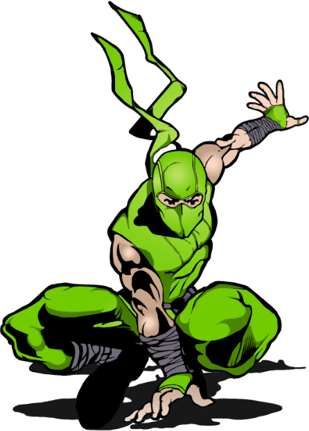 Green ninja cartoon | Flip Out Australia