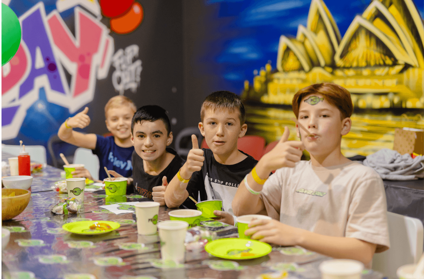 Kids enjoying the party | Flip Out Australia