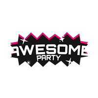 Awesome party black logo| Flip Out Australia